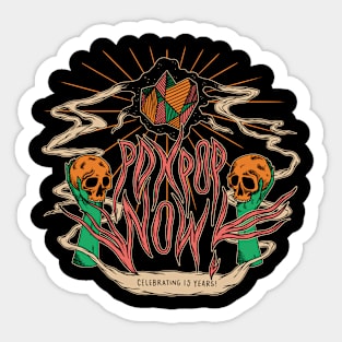 Vintage '18 Festival Design Sticker